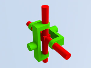 シンプルな仕組み 3Dモデル
