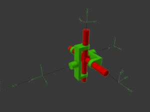 simple mecanizm 3D Model