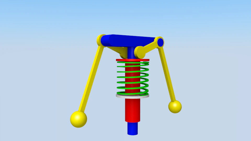 simple mecanizm 3D Model .c4d .max .obj .3ds .fbx .stl .blend 