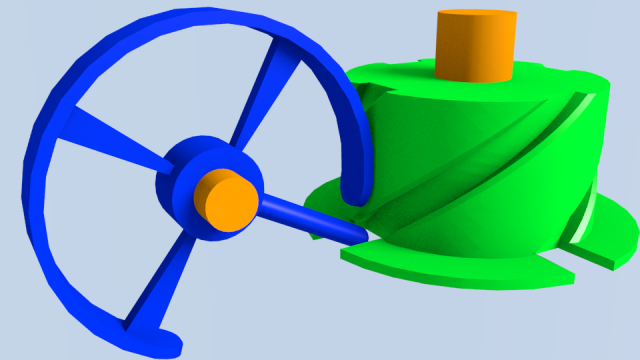 simple mecanizm Modelo 3D .c4d .max .obj .3ds .fbx .stl .blend 