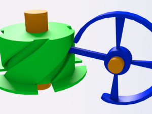 simple mecanizm Modelo 3D