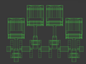 engine 3D-Modell