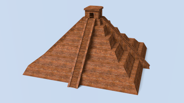 pyramid 3D Model .c4d .max .obj .3ds .fbx .stl .blend 