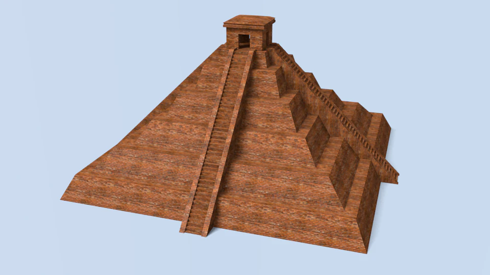 pyramid 3D Model .c4d .max .obj .3ds .fbx .stl .blend