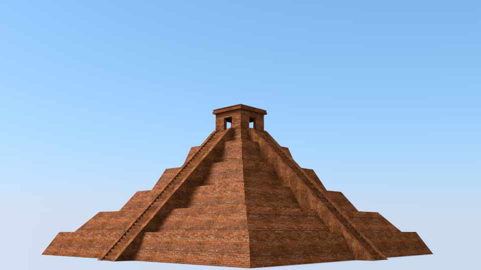 3d модель пирамиды