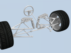 car suspension 3D Model