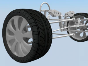 car suspension 3D Model