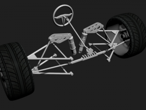 car suspension 3Dモデル