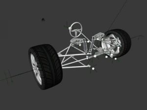 car suspension 3D Model