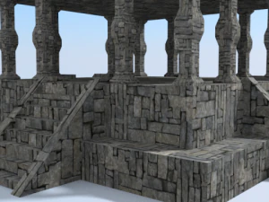 temple 3D Model