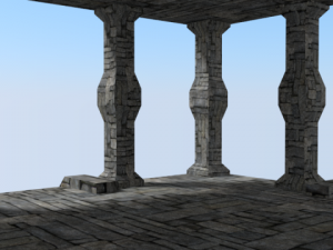 temple 3D 모델