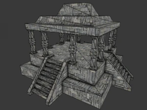 temple 3D Model