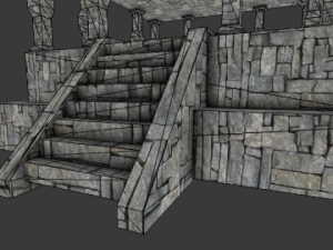 temple 3D 모델