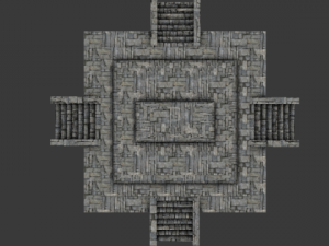 temple 3D 모델