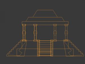 temple 3D Model