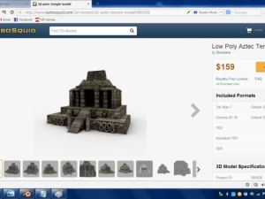 temple 3D 모델