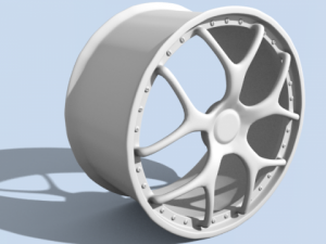 rim car 3Dモデル