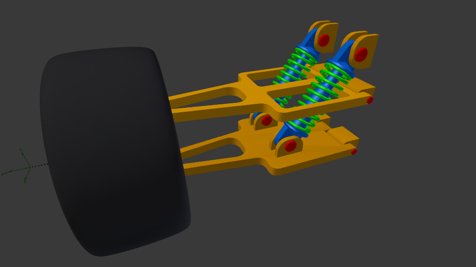 Car Suspension 3d Model In Parts Of Auto 3dexport