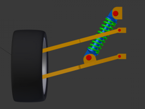 car suspension 3D Model