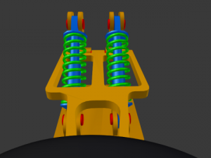 car suspension 3D Model