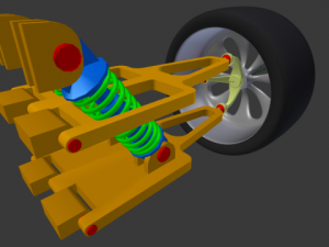 car suspension 3D Model