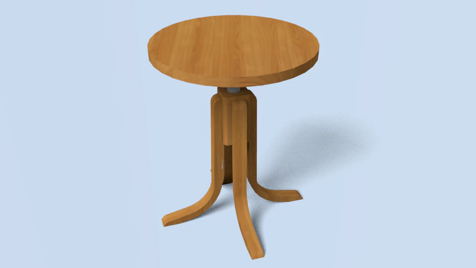 simple chair 3D Model .c4d .max .obj .3ds .fbx .stl .blend 