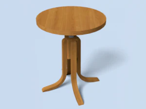 简单的椅子 3D 模型