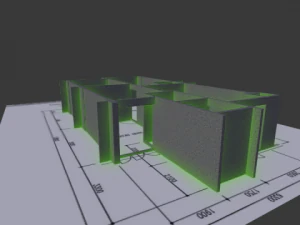 house plan 3D Model