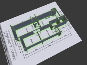 house plan 3D Model