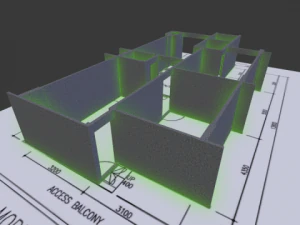 house plan 3D Model