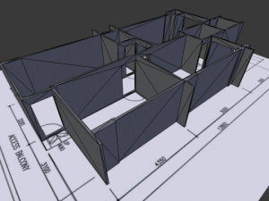 house plan 3Dモデル