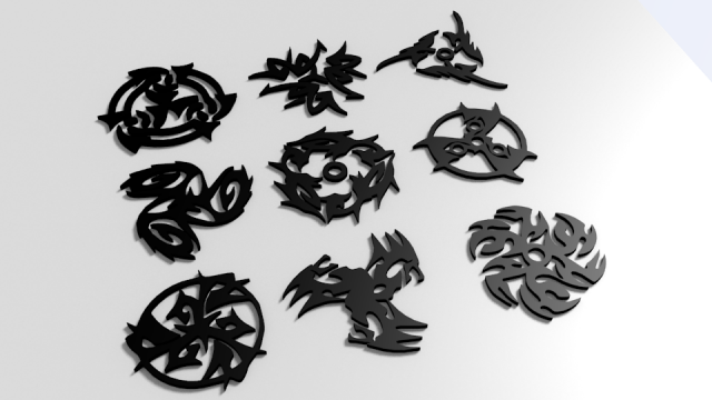 tatoo 3D Model .c4d .max .obj .3ds .fbx .stl .blend 