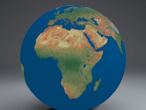 earthglobe16k Model 3D
