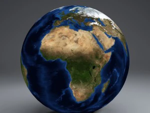 globo terráqueo 21k Modelo 3D