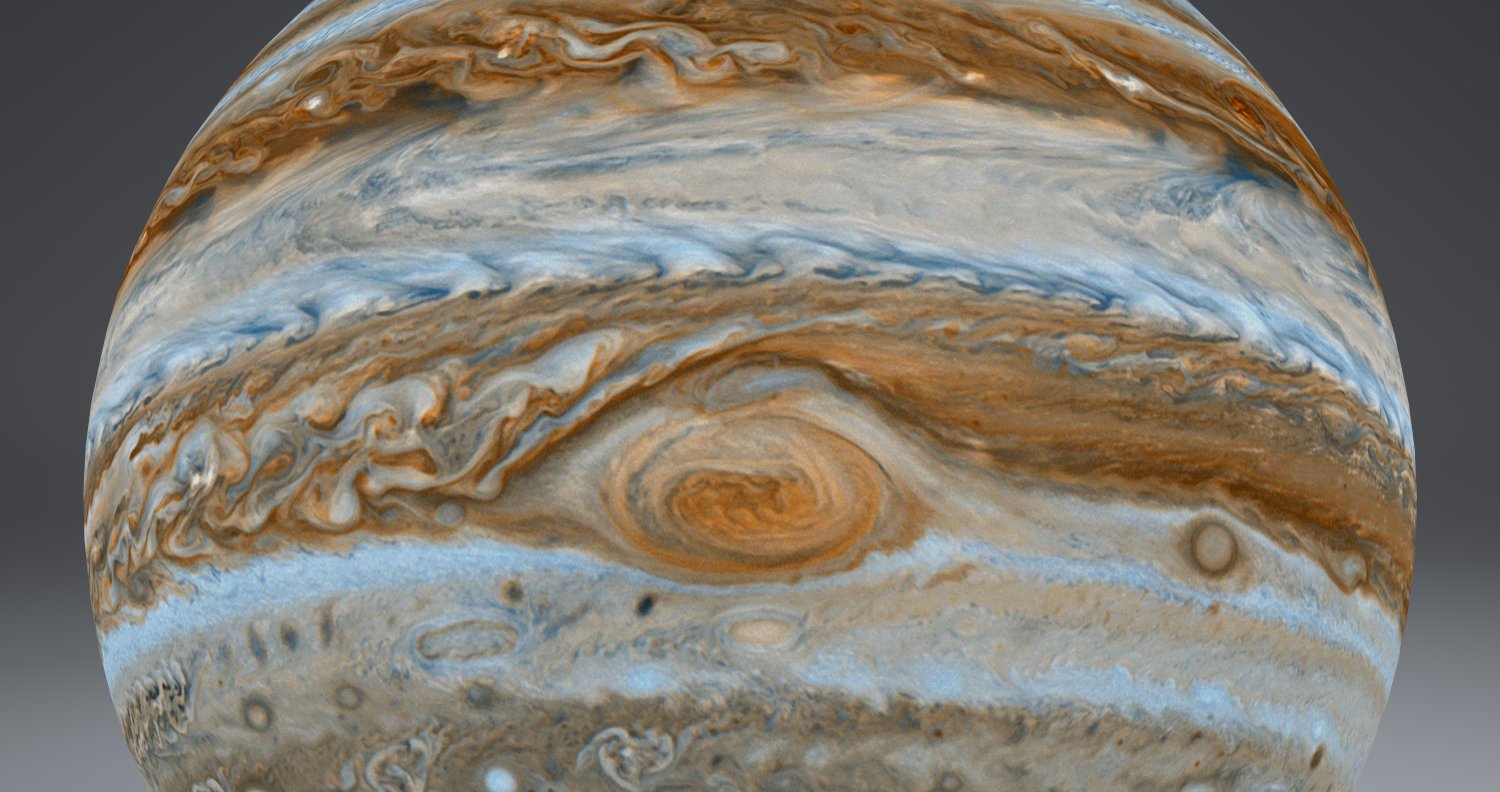 Пятно на Юпитере 3в модель