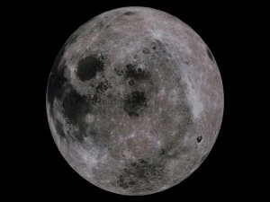 collection de lune Modèle 3D