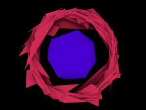 sharpened ring edged planet 3D Model