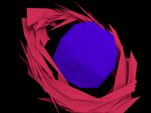 sharpened ring edged planet 3D Model