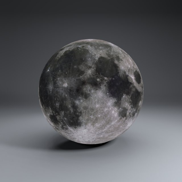 moonglobe 4k Modelo 3D .c4d .max .obj .3ds .fbx .stl .blend 