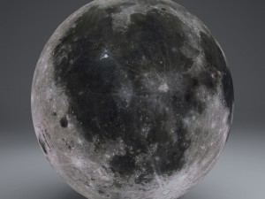 moonglobe 4k Modelo 3D