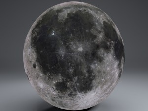 moonglobe 4k Modelo 3D