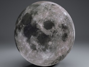 moonglobe 4k Modelo 3D