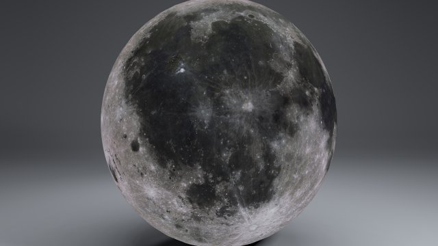 moonglobe 8k 3D 모델 .c4d .max .obj .3ds .fbx .stl .blend 