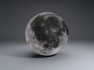 moonglobe 8k 3D Model