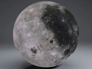 moonglobe 8k 3D Model