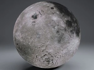 moonglobe 8k 3D Model