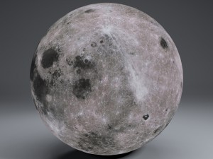 moonglobe 8k 3D 모델