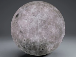 moonglobe 8k 3D Model