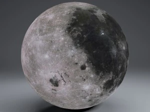 moonglobe 8k 3D Model