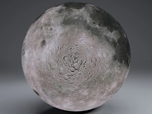 moonglobe 8k 3D Model